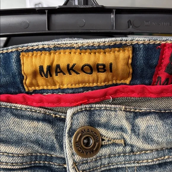 Vintage Distressed Camouflage Patchwork Flare Jeans - Picture 2 of 9